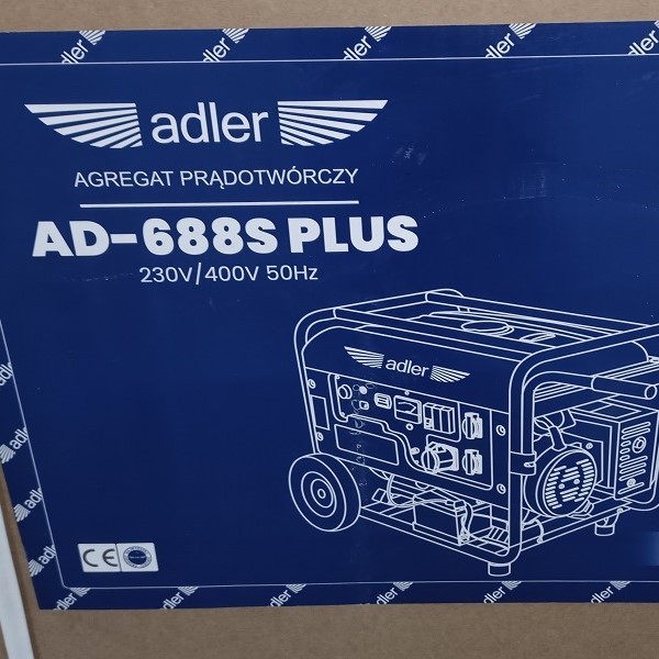 Генератор бензиновий ADLER 688S 6800W Генератор бензиновий ADLER 688S 6800W